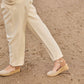 Pubol Premium Fabrics Canvas Espadrille Wedges