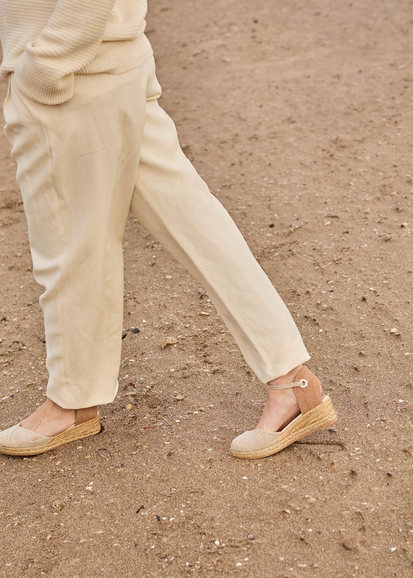 Pubol Premium Fabrics Canvas Espadrille Wedges