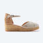 Pubol Premium Fabrics Canvas Espadrille Wedges