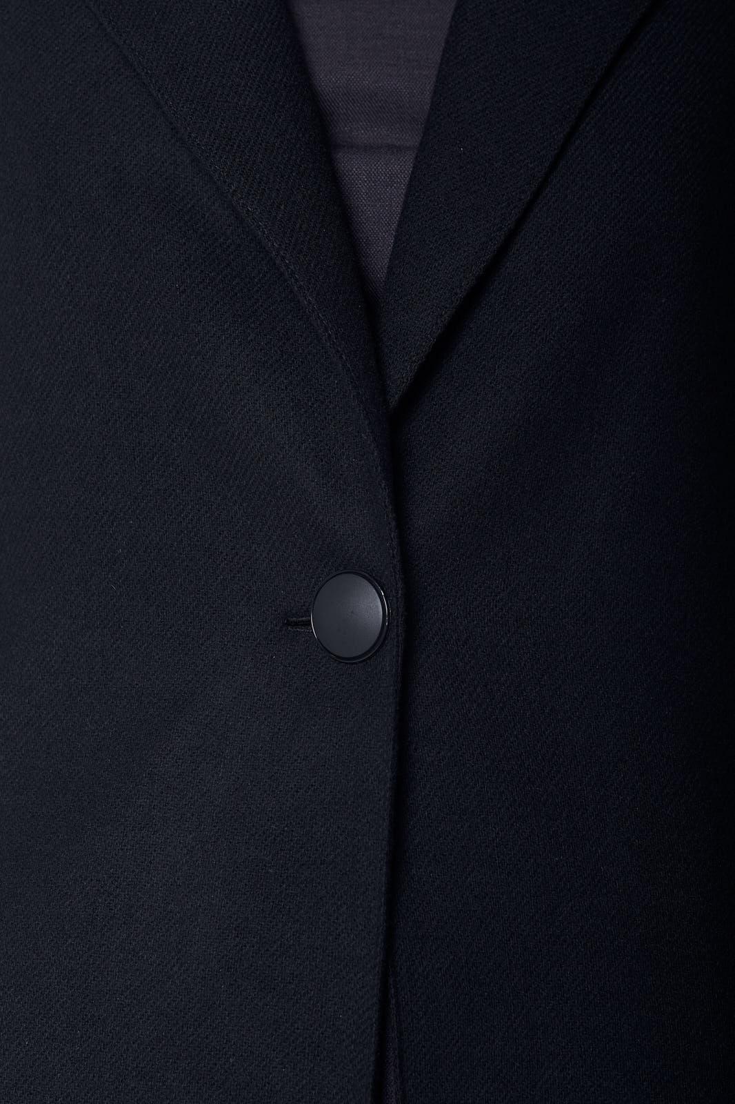 Sobretudo longo de flanela penteada – Agasalhos chiques femininos