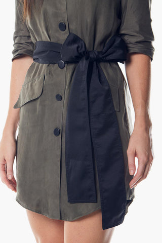 Vestido Blazer Verde Montana – Vestido Estilo Blazer Feminino Sob Medida