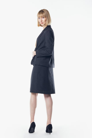 Tailoring Dark Grey Blazer – Classic Single-Breasted Blazer