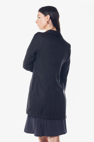 Grace Long Blazer Dress in Black – Women’s Tailored Blazer Dress