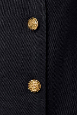 Vestido Blazer Longo Grace em Preto – Vestido Blazer Feminino Sob Medida