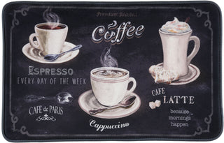 Tapetes de cozinha antifadiga Relax Series 20" x 30" da J&amp;V TEXTILES (Cappuccino Latte Mocha) 