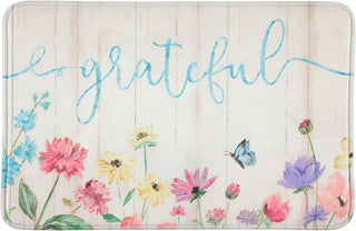 Tapetes de cozinha antifadiga Relax Series 20" x 30" da J&amp;V TEXTILES (madeira floral Grateful) 