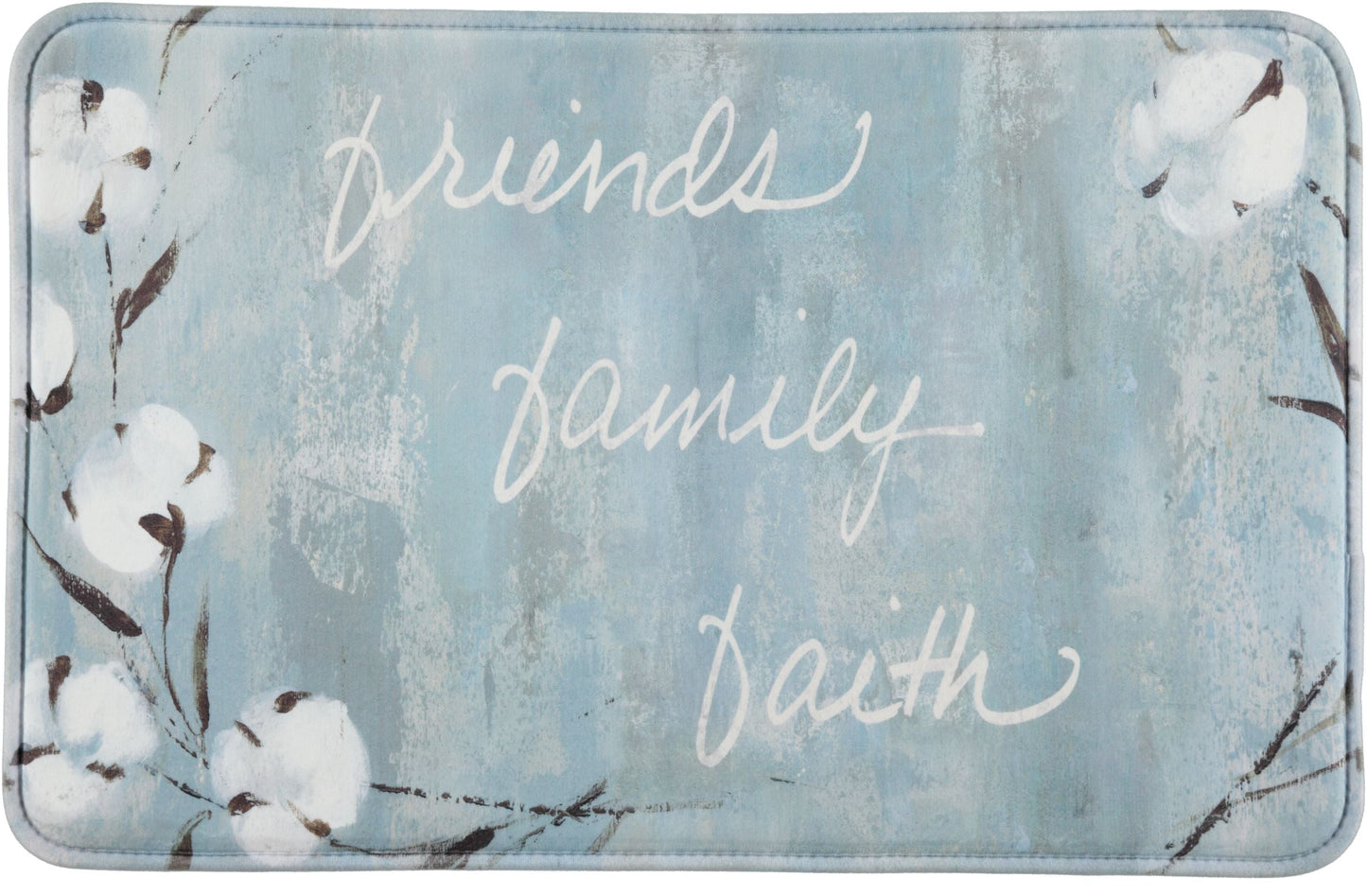Tapetes de cozinha antifadiga Relax Series 20" x 30" da J&amp;V TEXTILES (Friends Family Faith) 