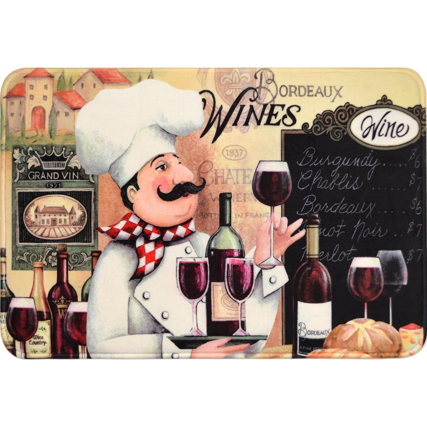 Tapetes de cozinha antifadiga Comfort Cushion (pacote com 2) (Vino Chef)