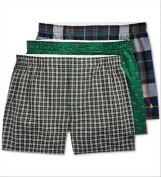 Polo Ralph Lauren Boxers de Tecido - Pacote com 3 unidades, vários tamanhos G