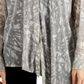 Blusa assimétrica oversized feminina Alfani cinza tamanho XX-G