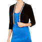 Calvin Klein Cardigan Feminino Manga Longa Aberto Preto Tamanho P