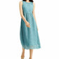 Vestido de festa MIDI sem mangas Alfani feminino, verde, tamanho 6