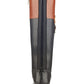 Botas de montaria Tommy Hilfiger Ilia Leather Logo femininas, pretas, tamanho 6