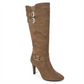 Botas casuais femininas RIALTO 400 marrom tamanho 9,5