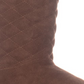 Botas femininas confortáveis ​​acolchoadas Nikyy com bico redondo e plataforma marrom, estilo &amp; co, 5 m