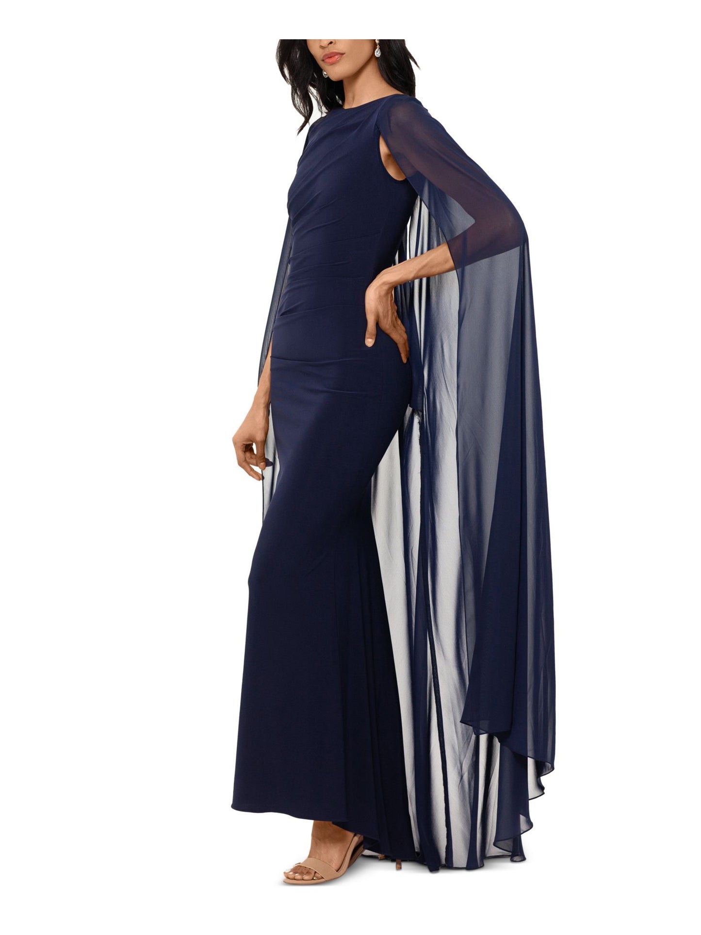 Vestido feminino Betsy &amp; Adam azul tamanho 10