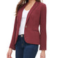 Tommy Hilfiger Blazer Feminino com Um Botão e Cotoveleira Vermelho Tamanho 14