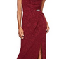 Vestido de noite longo sem mangas Alex Evenings feminino, vermelho, tamanho 14