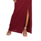 Vestido de noite longo sem mangas Alex Evenings feminino, vermelho, tamanho 14