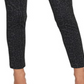 Leggings femininas elásticas com estampa animal da Sanctuary, pretas, tamanho GG
