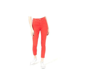 Celebrity Pink Junior's High Rise Colored Skinny Ankle Jeans Red Size 11