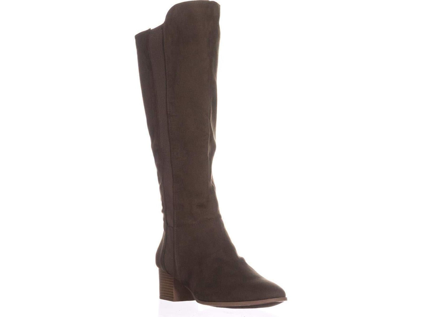 Estilo &amp; Co. Feminino Finnly Suede Fechado Biqueira Acima do Joelho Fashion Pine Tamanho 7 M