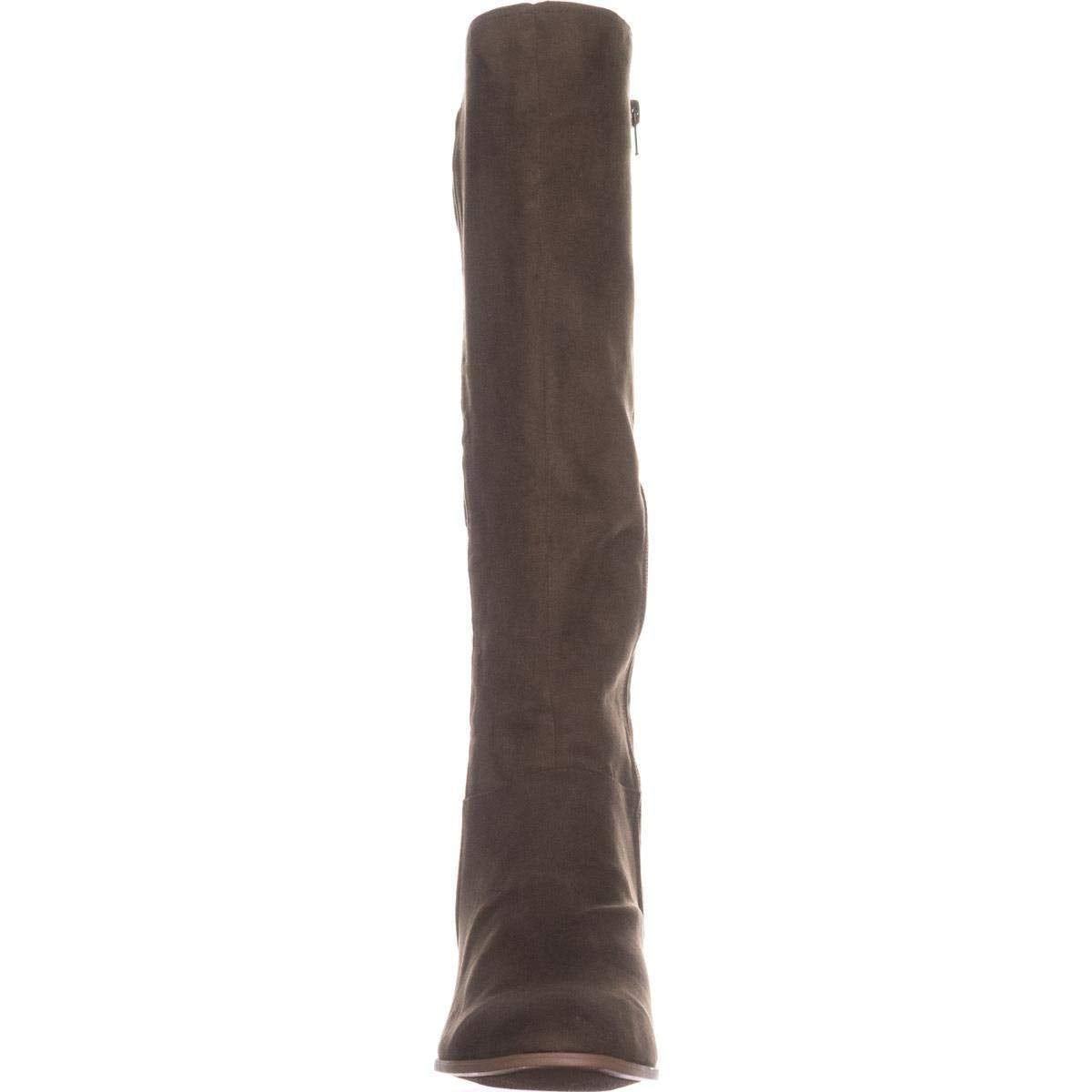 Estilo &amp; Co. Feminino Finnly Suede Fechado Biqueira Acima do Joelho Fashion Pine Tamanho 7 M