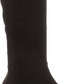 Estilo &amp; Co. Feminino Finnly Suede Fechado Biqueira Acima do Joelho Moda, Preto, Tamanho 6