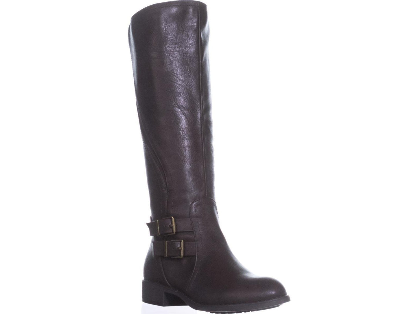 Botas femininas casuais de cano médio Milah da Style &amp; Co, marrom, tamanho 7M