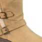 Botas altas de cano alto Santell de pele sintética para mulheres White Mountain, marrom, tamanho 5M