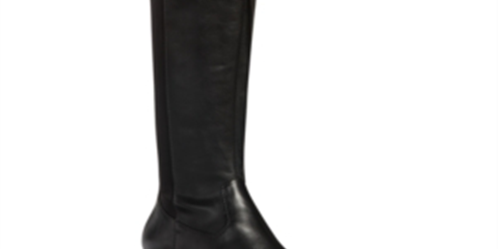 Botas femininas Rebel By Zigi Onley Leather bico redondo cano alto pretas tamanho 7 M