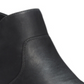 Botas femininas American Rag pretas acolchoadas Abby bico redondo salto bloco tamanho 10 M