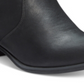 Botas femininas American Rag pretas acolchoadas Abby bico redondo salto bloco tamanho 10 M