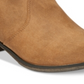 American Rag Botas femininas Abby marrom com amortecimento e salto bloco redondo, marrom, 9,5 m