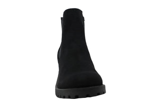 Botas femininas American Rag Morghan de camurça sintética com bico redondo, pretas, tamanho 10 M