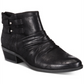 Botas femininas Baretraps Georgina Slouchy com tiras e tornozelo, pretas, tamanho 5,5 M