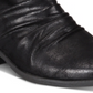 Botas femininas Baretraps Georgina Slouchy com tiras e tornozelo, pretas, tamanho 5,5 M