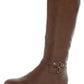 Botas de montaria Kindell de couro sintético femininas Style &amp; Co, tamanho 6 M, bege
