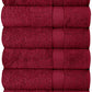 Set of 6 Hotel & Spa 100% Cotton Bath Towels 27x52 inch