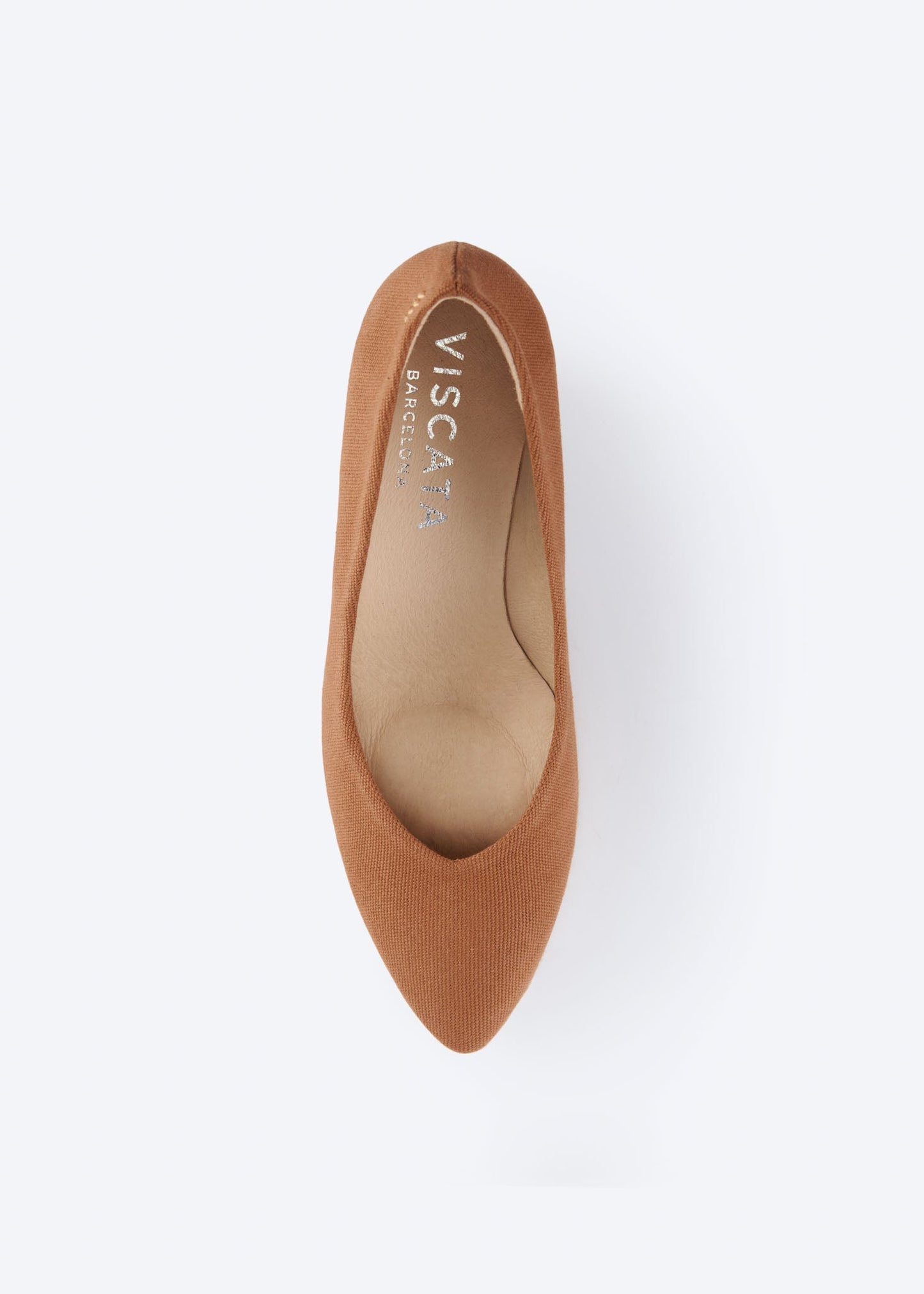 Espadrille Wedges com corte em V em lona com rosas