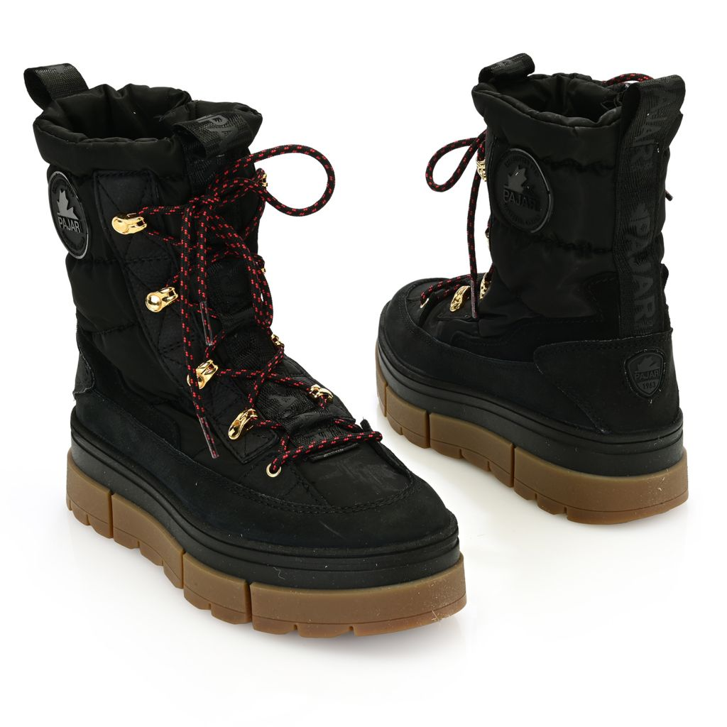Pajar Canada "Helicon" Ice Grip Lace-up High Boots