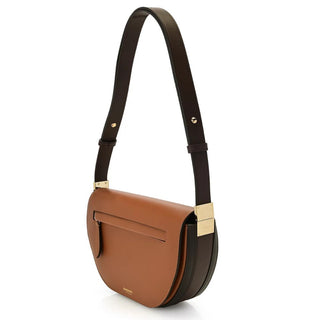 Bolsa de ombro pequena de couro Burberry Olympia