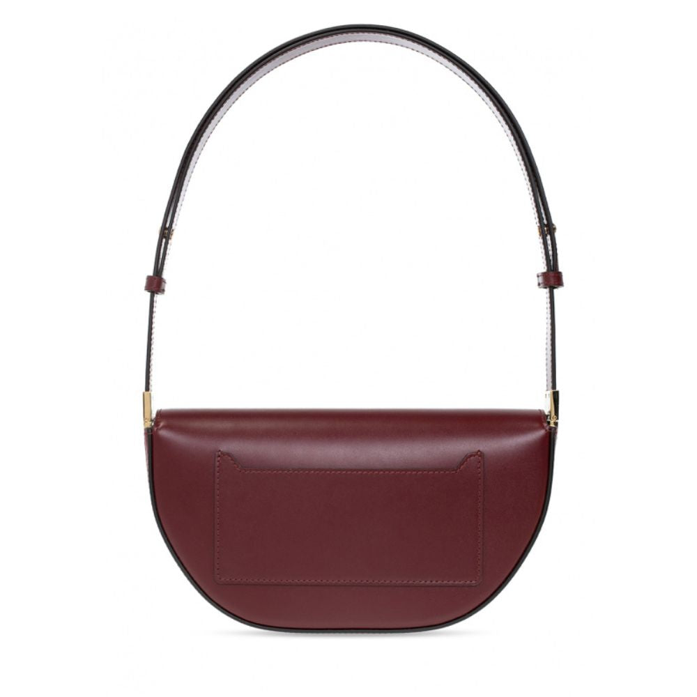 Bolsa de ombro pequena de couro Burberry Olympia