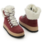 Pajar Canada "Chalet" Faux Fur Trimmed Leather Boots