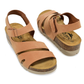 Plakton Comodoro Leather Wedge Sandals