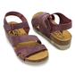 Plakton Comodoro Leather Wedge Sandals
