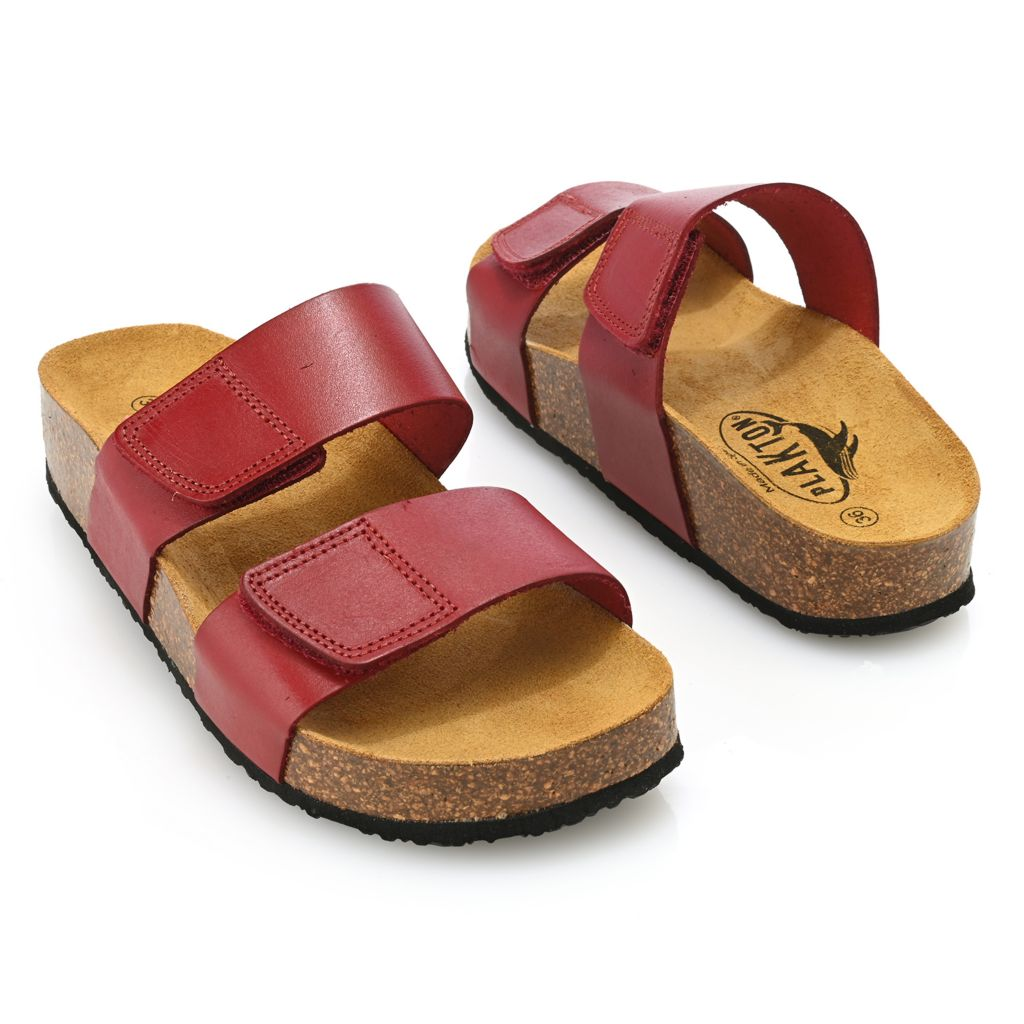 Plakton Cult Dual Strap Adjustable Slide-on Sandals