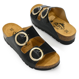 Plakton Cora Slide-on Dual Strap Adjustable Sandals