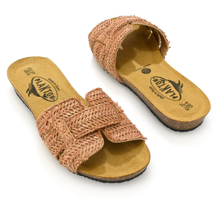 Plakton Fiji Slide-on Raffia Sandals