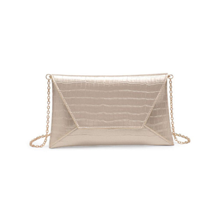 Urban Expressions Cora Croco Textured Faux Leather Envelope Bag